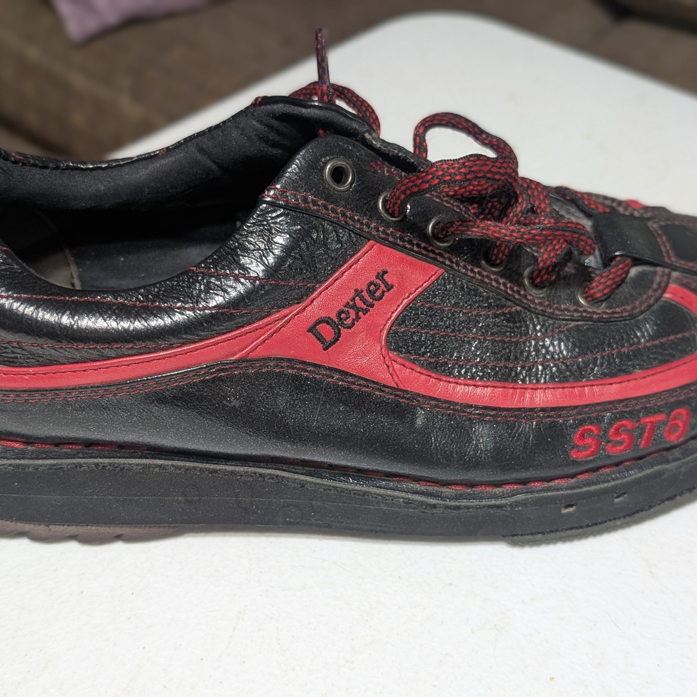 Dexter Black and Red Men's Sneakers